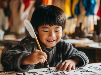 童真翰墨，一年级学生书法中的生活之美
