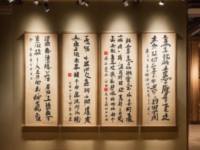 六格四行书法佳作赏析，品味书法艺术之韵