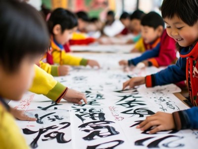 童真墨香飘，书法展童趣