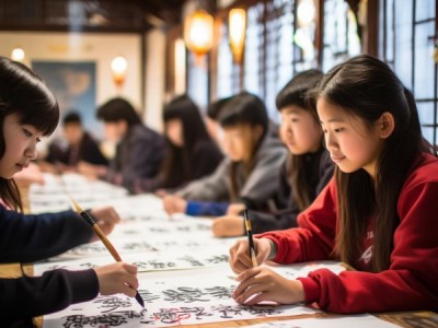 笔舞飞扬，校园书法课风采录