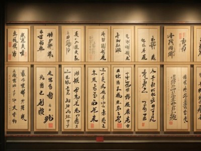 七排八行书法之美，探寻古韵风华的艺术之旅