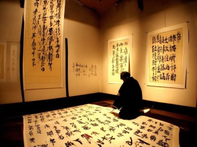 2008首届天朗杯书法名家展，经典传承，墨香飘逸瞬间