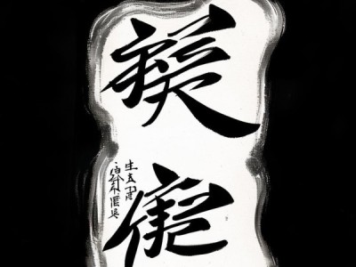遒劲笔锋，意境深远的竖式行书二字书法赏析