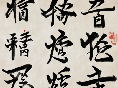 墨舞风华·十格七行书法艺术之作