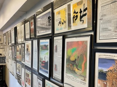 六年级硬笔书法与绘画技巧展示及规范分析