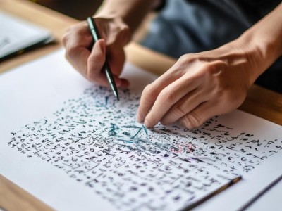 A4纸上的书法艺术，新时代生活的艺术绽放