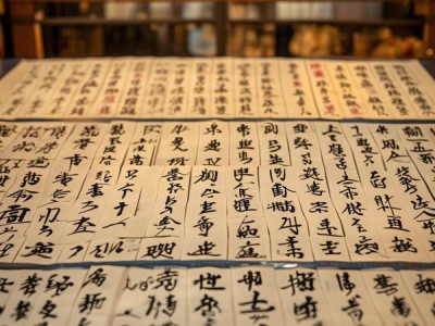 三列十行书法盛宴，一场视觉与心灵的书法艺术之旅