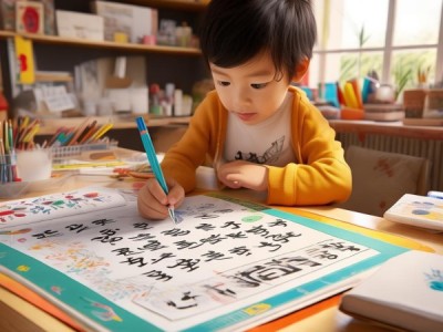 少儿艺术启蒙，二年级硬笔书画作业本之旅