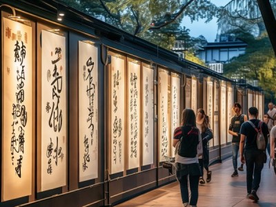 校园书法盛宴，大学生活指南展，感受书法之美与实用风采