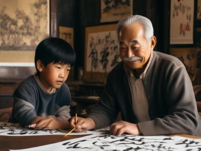 墨香画卷，书法家们的宁静生活与艺术追求