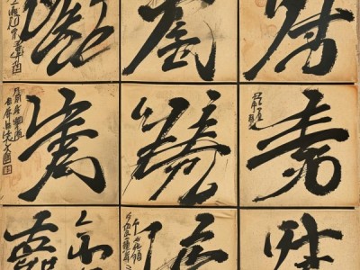 穿越时空的九宫格书法动态画卷