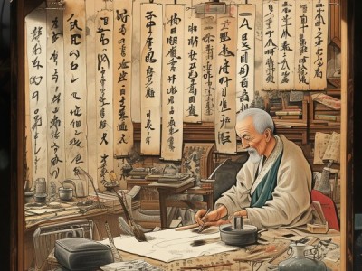 揭秘清代书法家生活，日常用品与墨宝之间的艺术密码