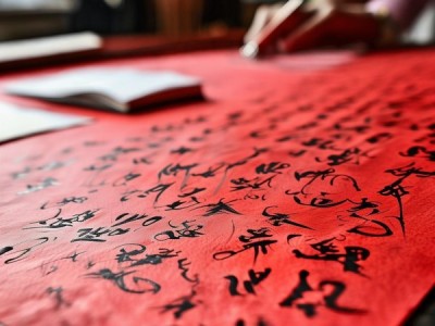 红色A4生活书法纸，大学生书法艺术传承与创新之旅