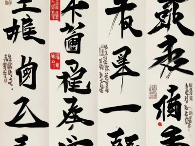 墨韵飞扬，六格四行书法艺术鉴赏集