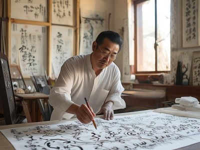 杨金波，大厂县书法名家工作室里的墨舞丹青传承者