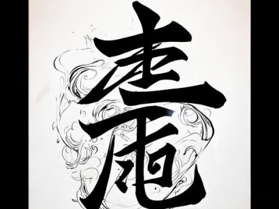 厚德载物，传统书法艺术的现代动态演绎