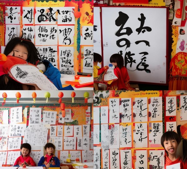 翰墨迎新岁，童心绘童年——一年级元旦书画展硬笔书法风采,墨香迎新岁，翰墨颂童年——一年级庆元旦书画展硬笔书法作品展示,翰墨童趣,第1张