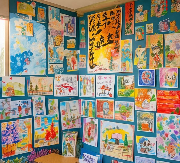 童真笔韵，二年级硬笔书画艺术展,二年级硬笔书画作品展览，童真笔触下的艺术盛宴,书法艺术,硬笔书画,第1张