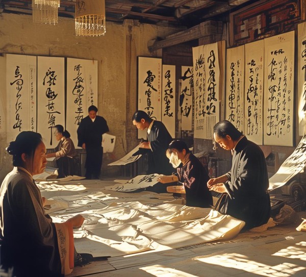 六十年代书法名家风采录，艺术瑰宝的传承之路,安阳六十年代书法名家一览，墨香传承中的艺术瑰宝,书法艺术,第1张