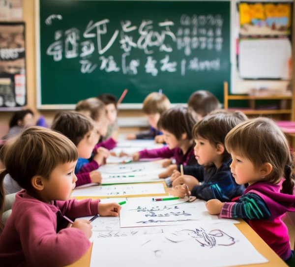 一年级书法启蒙，硬笔书画开启艺术之旅,一年级第一课的硬笔书画，开启书法艺术的启蒙之旅,书法艺术,硬笔书画,第1张