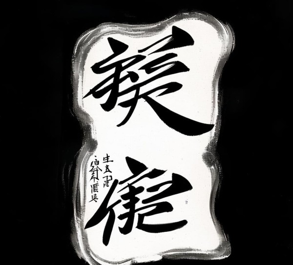 遒劲笔锋，意境深远的竖式行书二字书法赏析,竖式行书二个字书法作品欣赏，笔锋遒劲，意境深远,书法艺术,书法,第1张