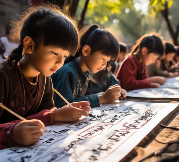 笔尖绽放校园梦——三年级学生硬笔书画风采展,墨香校园，笔尖飞扬—三年级学生硬笔书画作品展示,书法艺术,书法,硬笔书画,第1张