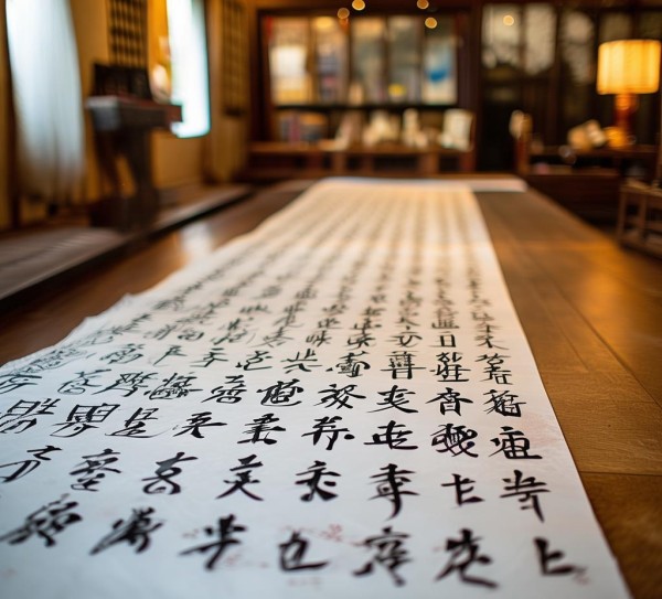 盈室长卷，一家生活点滴的书法艺术记录,墨香盈室—记录一家生活点滴的书法艺术长卷,书法艺术,书法,第1张