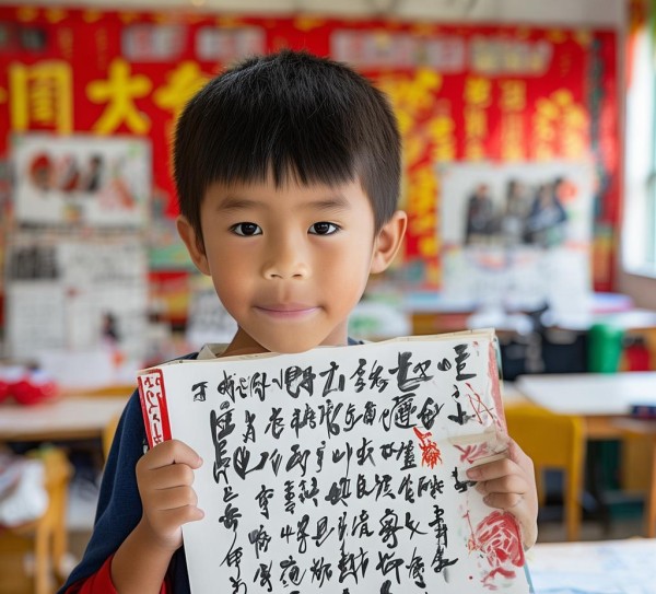 翰墨庆国庆，一年级学生硬笔书画展风采,翰墨飘香迎国庆，一年级学生硬笔书画作品展示风采,书法艺术,书法,硬笔书画,第1张