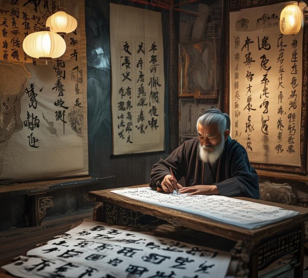 书谱，中国书法理论的瑰宝与传承影响,中国最早的书法理论著作，书谱的千年传承与影响,书法艺术,书法,第1张