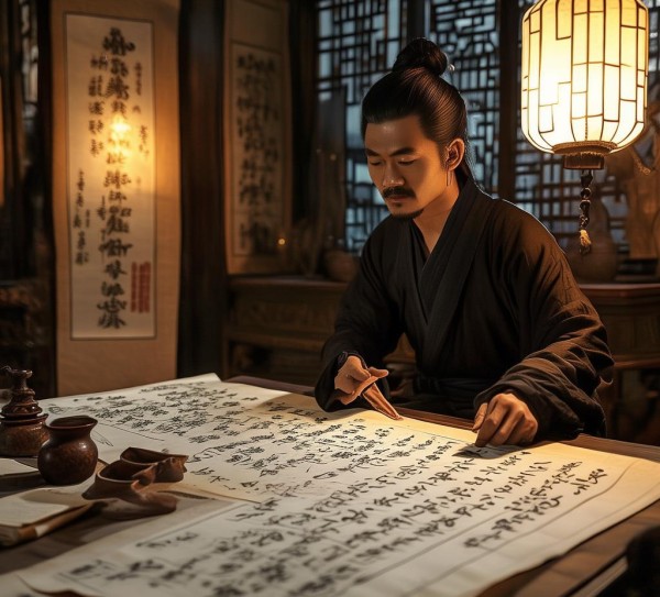 晚唐五代书法理论巅峰，怀瓘书法理论探析,晚唐五代书法理论家的辉煌成就—探究张怀瓘的书法理论,书法艺术,书法,第1张