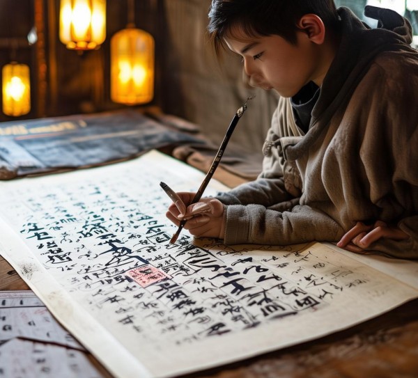 六年级下册书法印章精髓全解，文化传承，笔锋飞扬,六年级下册书法印章知识点全解析，传承文化，挥洒墨香,书法艺术,书法,第1张