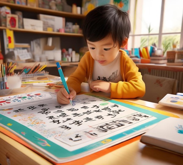 少儿艺术启蒙，二年级硬笔书画作业本之旅,二年级硬笔书画作业本，开启少儿艺术启蒙之旅,书法,硬笔书画,第1张
