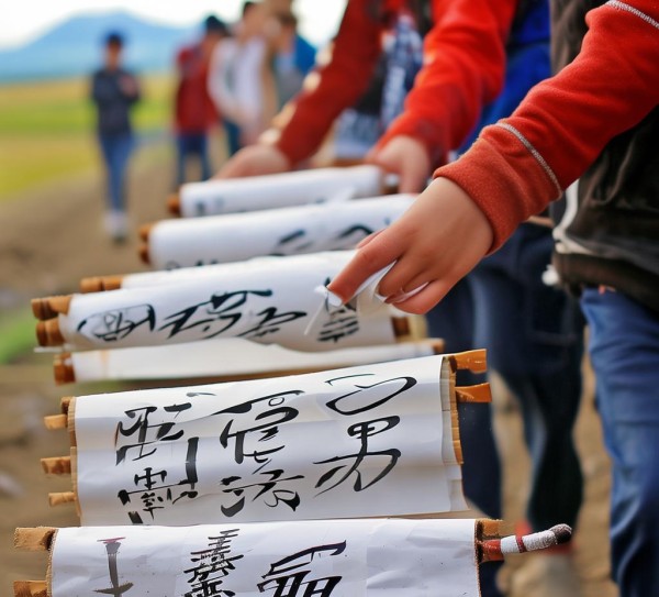 翰墨青春足迹，四年级学生旅行书法展,四年级学生旅行书法作品，展现青春足迹与翰墨之美,书法艺术,书法,第1张