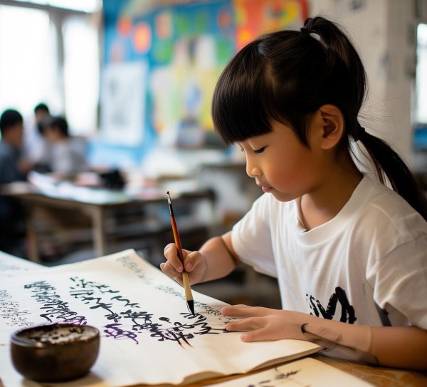 翰墨飘香，五年级硬笔书法作品绽放书画大赛风采,墨香飘溢，翰墨传情——五年级硬笔书法作品在书画大赛中绽放光彩,书法,书法艺术,第1张