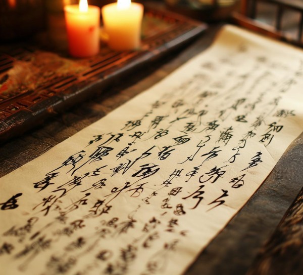 书法艺术中的盈怀浪漫，情书三行情赏析,墨香盈怀，情书三行，书法艺术中的浪漫情怀赏析,书法,书法艺术,第1张