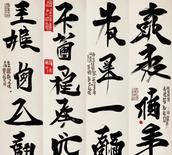 墨韵飞扬，六格四行书法艺术鉴赏集,六格四行书法作品欣赏大全，墨舞飞扬，字里行间展现千年文化底蕴,书法,书法艺术,第1张