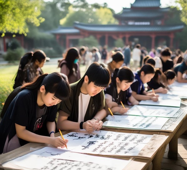 一年级书法展映校园生活新篇章,墨香满校园—一年级书法比赛描绘校园生活新篇章,书法,书法艺术,第1张