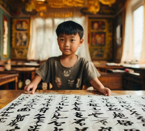 一年级硬笔书法古诗作品古韵盎然展风采,墨香古韵，一年级硬笔书画古诗作品展示,书法,书法艺术,硬笔书画,第1张