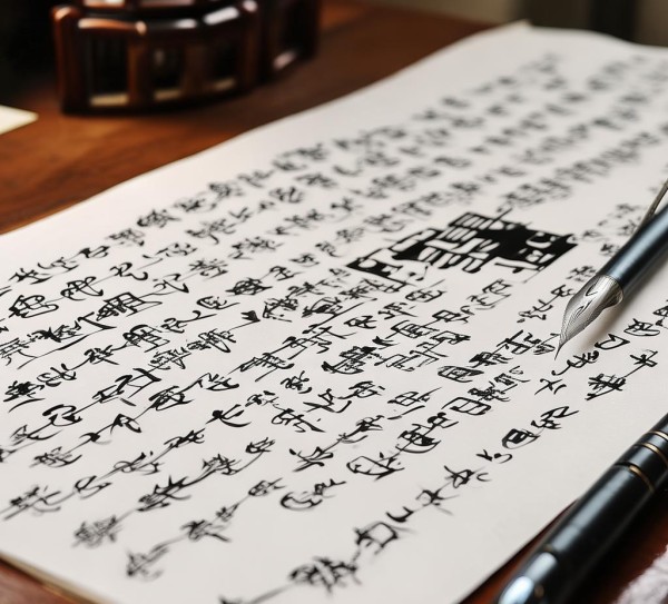 墨舞钢笔行书，岳楼记书法赏析之旅,墨舞楼台，岳阳楼记书法作品行书钢笔赏析之旅,书法,书法艺术,第1张