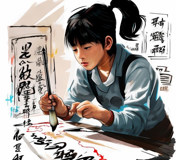 硬笔书法新篇章，小学生动态图中的传统与创新之旅,小学生硬笔书法动态图，传承与创新的艺术之旅,书法,书法艺术,传统艺术,第1张