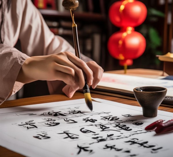 新春挥毫指南，制作精美生活书法作品,新年生活书法作品制作指南，如何挥毫泼墨迎新春,书法,第1张