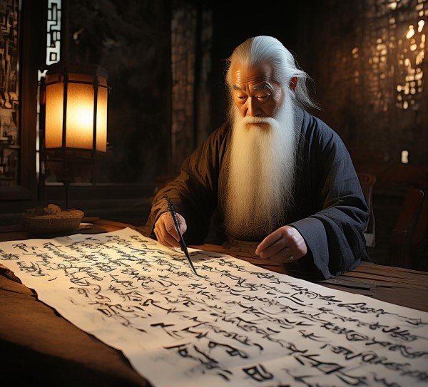 墨韵飘香，百年书法名家谷云波的艺术风采,百年中国书法名家谷云波，墨舞千年，笔韵传世,书法,书法艺术,第1张