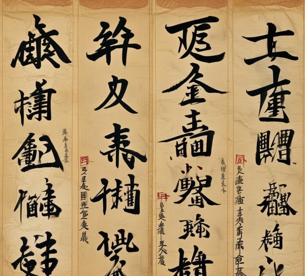 书法瑰宝传承者，历史上四大书法名家风采录,历史上四大书法名家，传承千年的书法瑰宝,书法,书法艺术,第1张