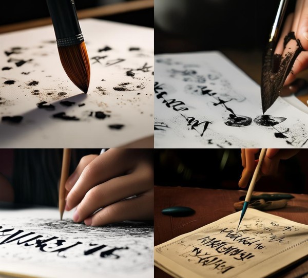 翰墨飘香，四字探秘硬笔书法之美,硬笔书法的艺术魅力，四个字动态视频带你领略翰墨飘香之美,书法,书法艺术,第1张