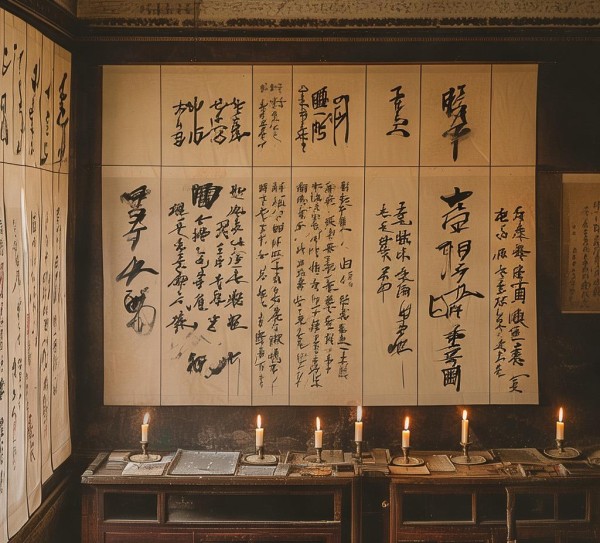 岁月书法光影，八十年代流行书法赏析之旅,墨香四溢，岁月留痕——八十年代流行书法作品赏析之旅,书法,书法艺术,第1张