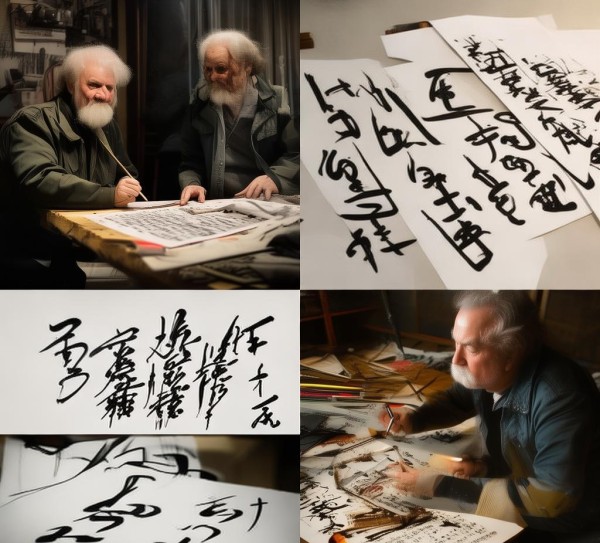 书法名家丑书揭秘，艺术背后的真实丑态,书法名家丑书大师的丑态百出，揭秘艺术背后的真相,书法,书法艺术,第1张