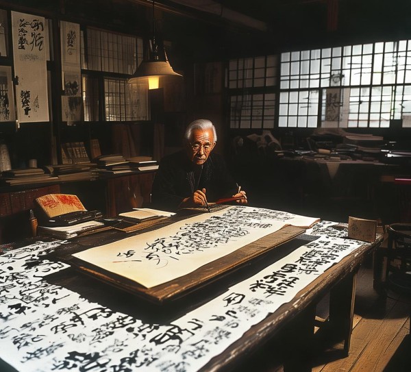 八十年代书法理论革新与发展，一位理论家的视角探析,八十年代日本书法理论的革新与发展，一位书法理论家的视角探析,书法,书法艺术,第1张