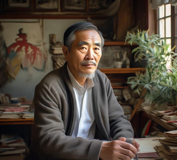 诗意人生，墨香飘逸——书法老师的生活情怀,墨香飘逸，生活如诗—记一位热爱生活的书法老师,书法,书法艺术,第1张