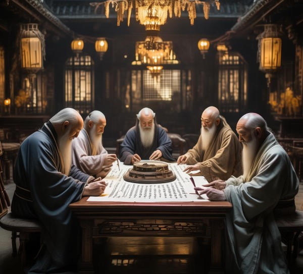 十位古代书法家生活掠影，文人墨客的人生画卷,古人生活中的十件书法家，探寻古代文人的墨香人生,书法,书法艺术,第1张