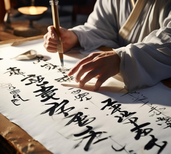 墨舞流年，七言绝句行书书法艺术鉴赏,墨香流转，笔锋舞动—七言绝句书法作品行书欣赏之旅,书法,书法艺术,第1张